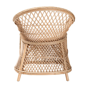   Modern European furniture - Braided Rattan Bohemian Accent Armchair - www.oroa.com | Oroa.com