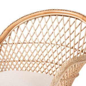   Modern European furniture - Braided Rattan Bohemian Accent Armchair - www.oroa.com | Oroa.com