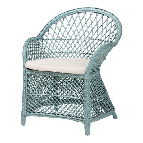   Modern European furniture - Braided Rattan Bohemian Accent Armchair - www.oroa.com | Oroa.com