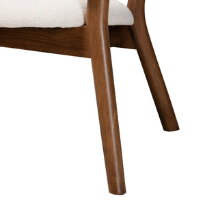   Modern European furniture - Walnut Framed Curve Accent Chairs 2 - www.oroa.com | Oroa.com