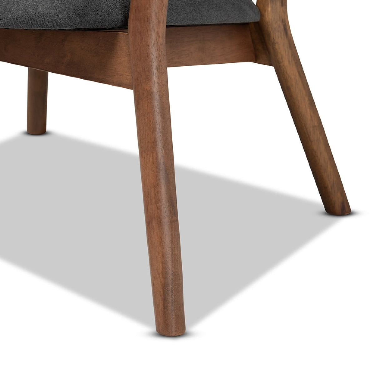   Modern European furniture - Walnut Framed Curve Accent Chairs 2 - www.oroa.com | Oroa.com