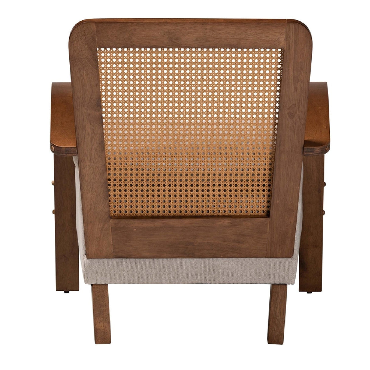   Modern European furniture - Gray Padded Japandi Lounge Chair - www.oroa.com | Oroa.com