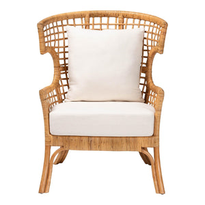   Modern European furniture - Lattice Rattan Wingback Lounge Chair - www.oroa.com | Oroa.com