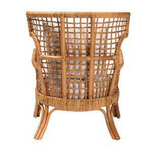   Modern European furniture - Lattice Rattan Wingback Lounge Chair - www.oroa.com | Oroa.com