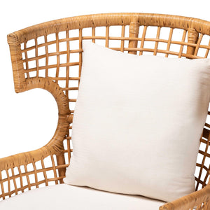   Modern European furniture - Lattice Rattan Wingback Lounge Chair - www.oroa.com | Oroa.com