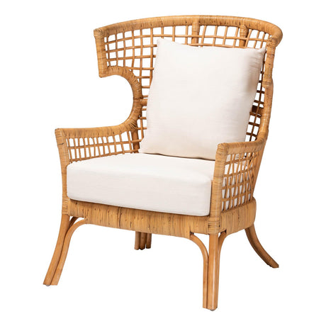   Modern European furniture - Lattice Rattan Wingback Lounge Chair - www.oroa.com | Oroa.com