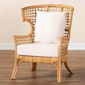  Modern European furniture - Lattice Rattan Wingback Lounge Chair - www.oroa.com | Oroa.com
