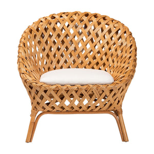   Modern European furniture - Basketweave Rattan Accent Chair - www.oroa.com | Oroa.com