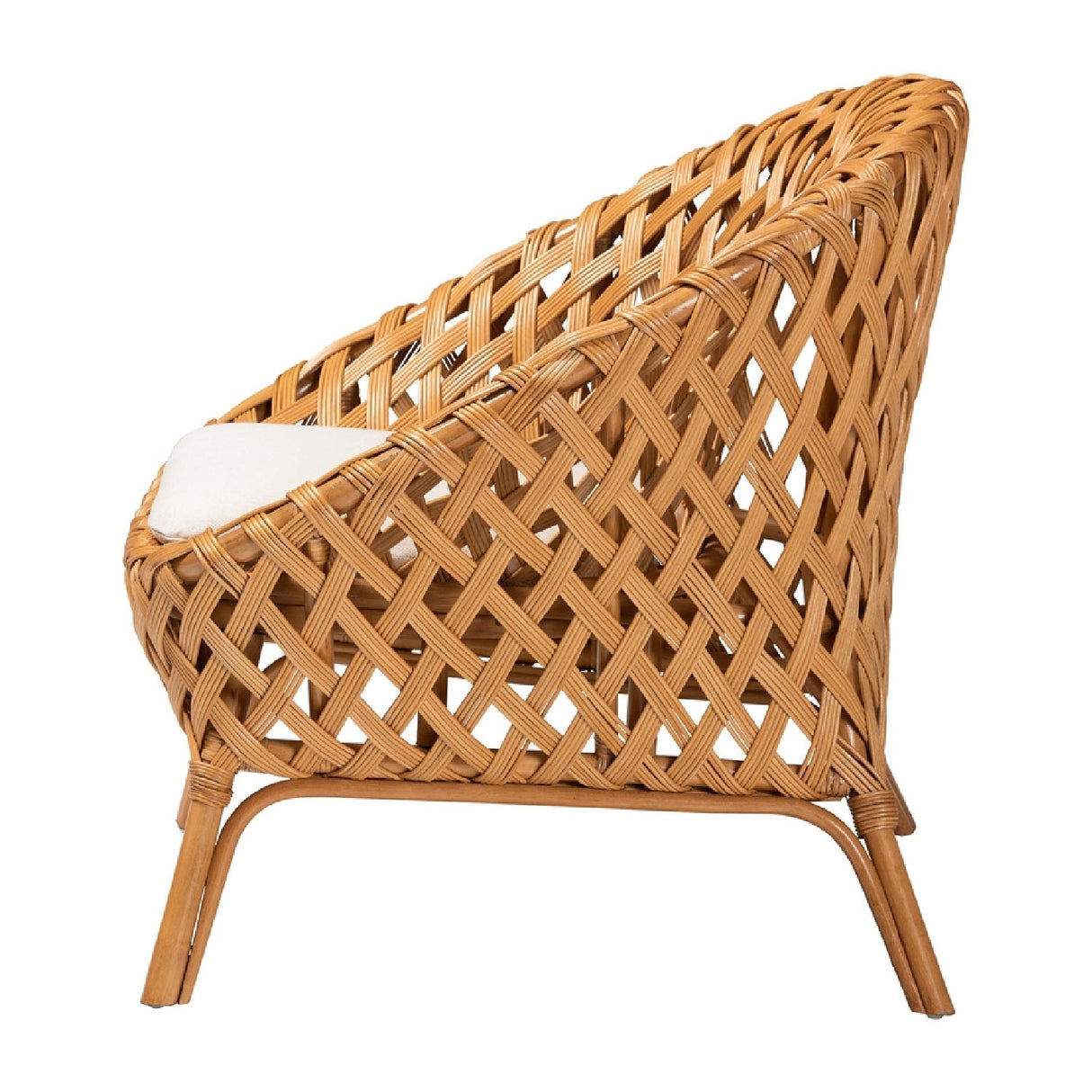   Modern European furniture - Basketweave Rattan Accent Chair - www.oroa.com | Oroa.com