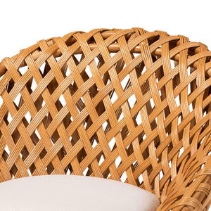   Modern European furniture - Basketweave Rattan Accent Chair - www.oroa.com | Oroa.com