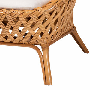   Modern European furniture - Basketweave Rattan Accent Chair - www.oroa.com | Oroa.com