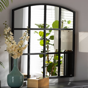   Contract furniture - Black Metal Accent Wall Mirror -  www.oroatrade.com | Oroa.com