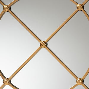   Modern European furniture - Metal Framed Round Wall Mirror - www.oroa.com | Oroa.com
