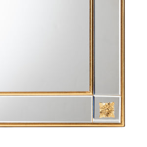   Hospitality furniture - Rectangular Gold Accent Wall Mirror - www.oroatrade.com | Oroa.com