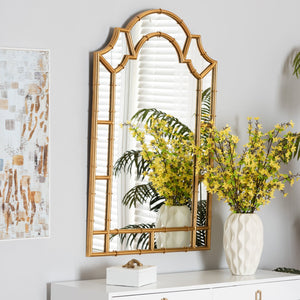   Contract furniture - Antique Goldleaf Accent Wall Mirror -  www.oroatrade.com | Oroa.com