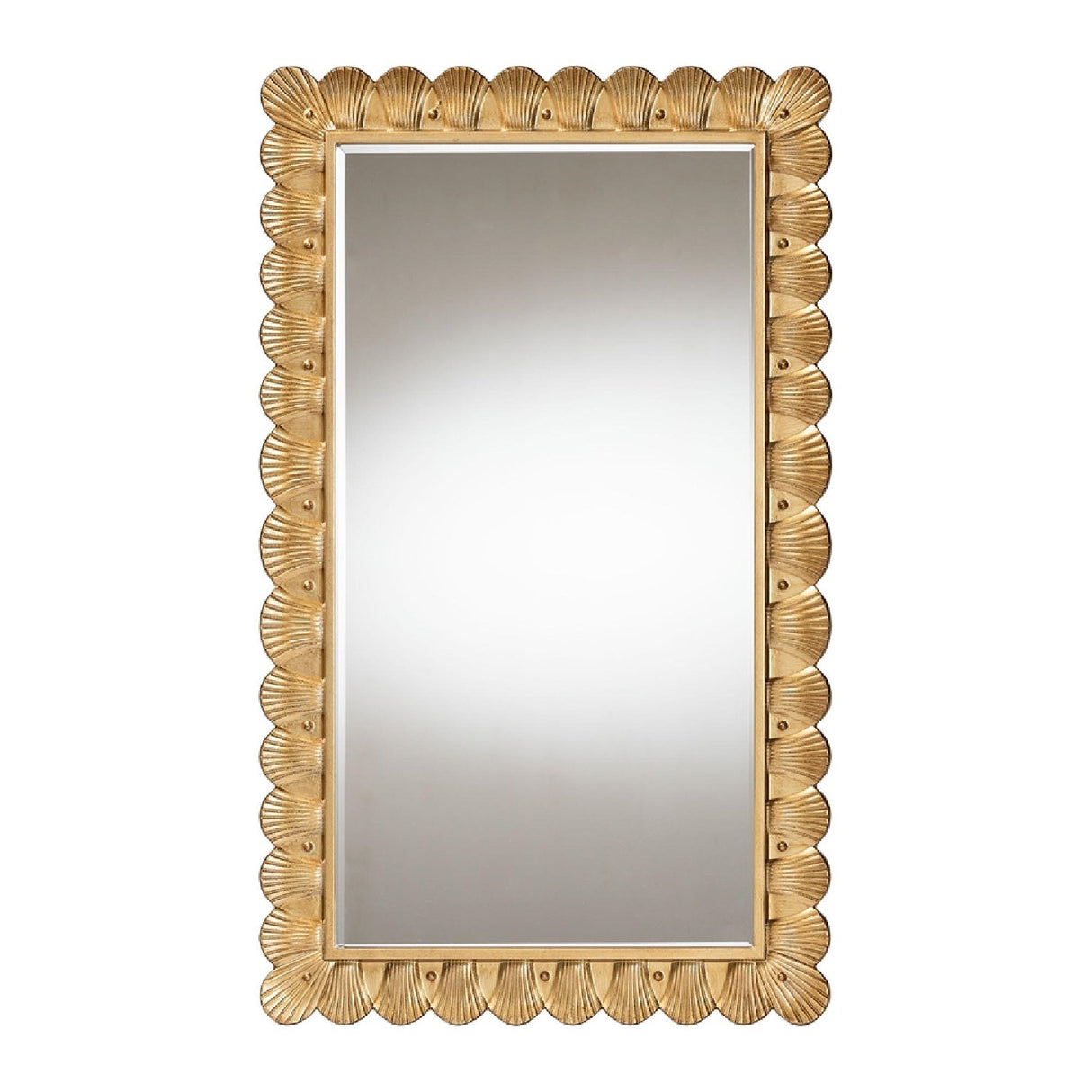   Hospitality furniture - Gold Seashell Accent Mirror - www.oroatrade.com | Oroa.com