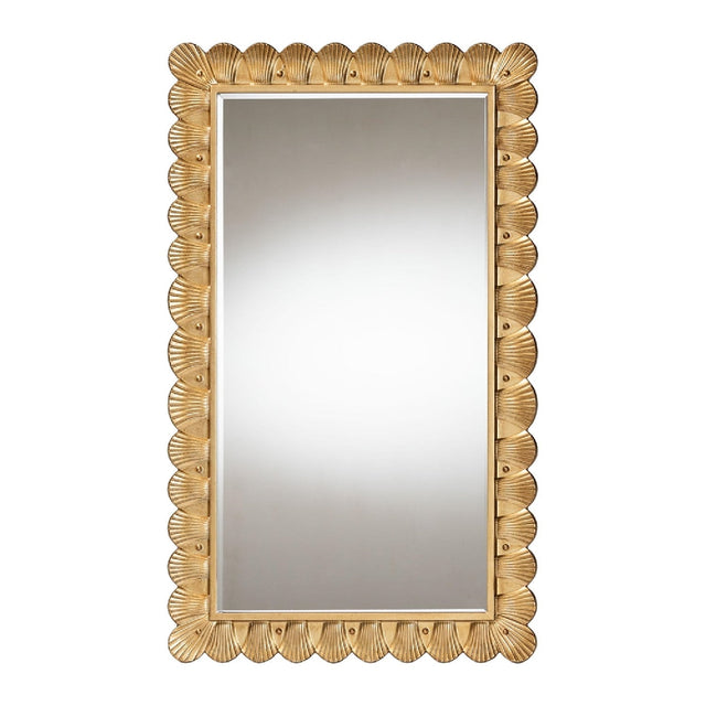 Hospitality furniture - Gold Seashell Accent Mirror - www.oroatrade.com