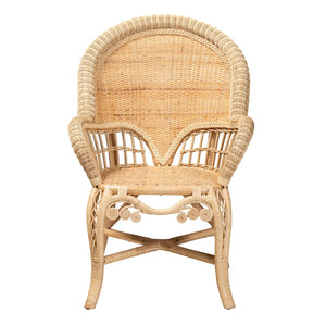   Modern European furniture - Woven Natural Rattan Accent Chair - www.oroa.com | Oroa.com