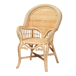   Modern European furniture - Woven Natural Rattan Accent Chair - www.oroa.com | Oroa.com
