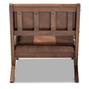   Modern European furniture - Brown Leather Inspired Lounge Chair - www.oroa.com | Oroa.com