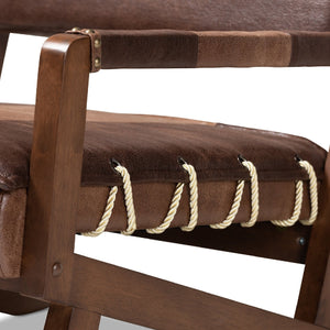   Modern European furniture - Brown Leather Inspired Lounge Chair - www.oroa.com | Oroa.com