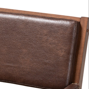   Modern European furniture - Brown Leather Inspired Lounge Chair - www.oroa.com | Oroa.com