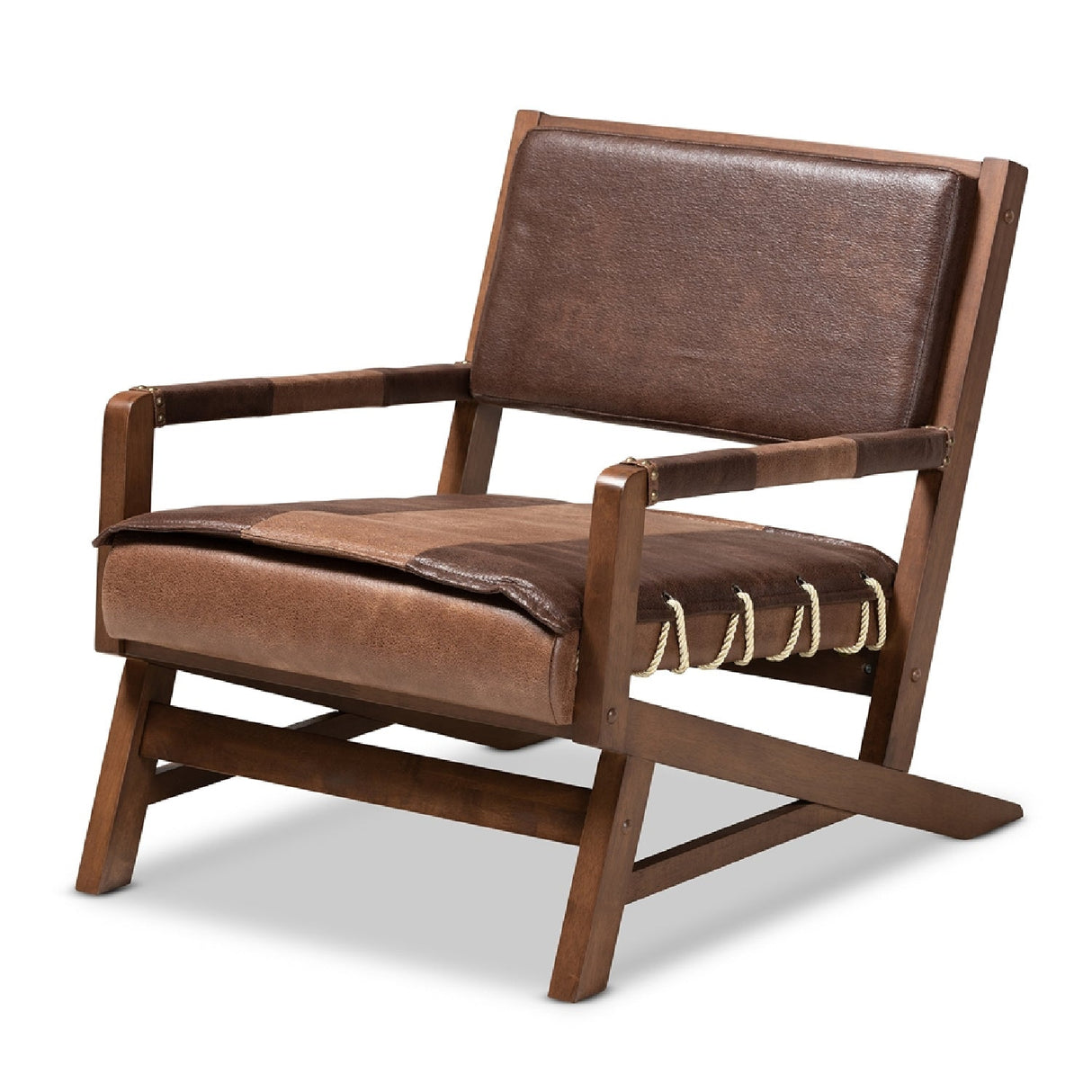   Modern European furniture - Brown Leather Inspired Lounge Chair - www.oroa.com | Oroa.com