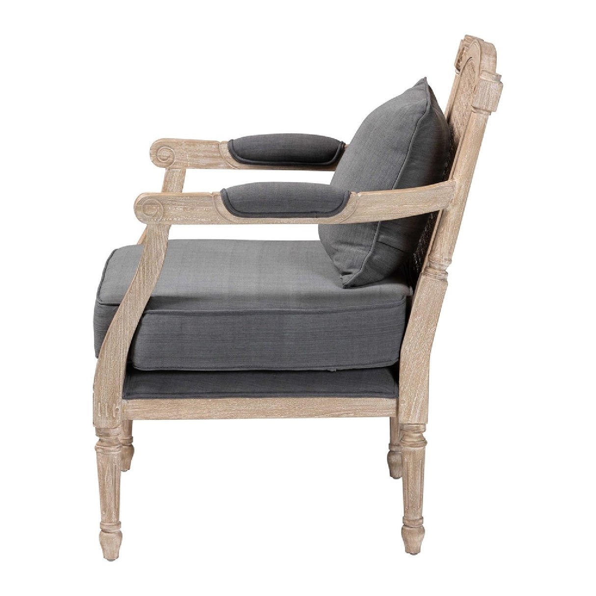   Modern European furniture - Carved Wood Framed Accent Chair - www.oroa.com | Oroa.com