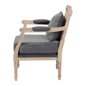   Modern European furniture - Carved Wood Framed Accent Chair - www.oroa.com | Oroa.com