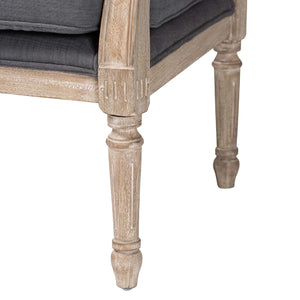   Modern European furniture - Carved Wood Framed Accent Chair - www.oroa.com | Oroa.com