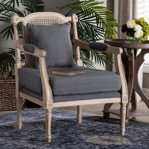   Modern European furniture - Carved Wood Framed Accent Chair - www.oroa.com | Oroa.com