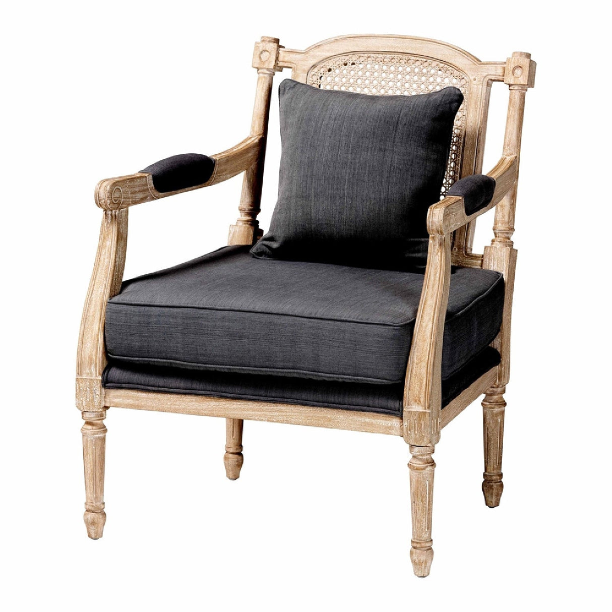   Modern European furniture - Carved Wood Framed Accent Chair - www.oroa.com | Oroa.com