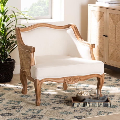   Modern European furniture - Beige French Style Accent Chair - www.oroa.com | Oroa.com