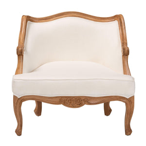   Modern European furniture - Beige French Style Accent Chair - www.oroa.com | Oroa.com