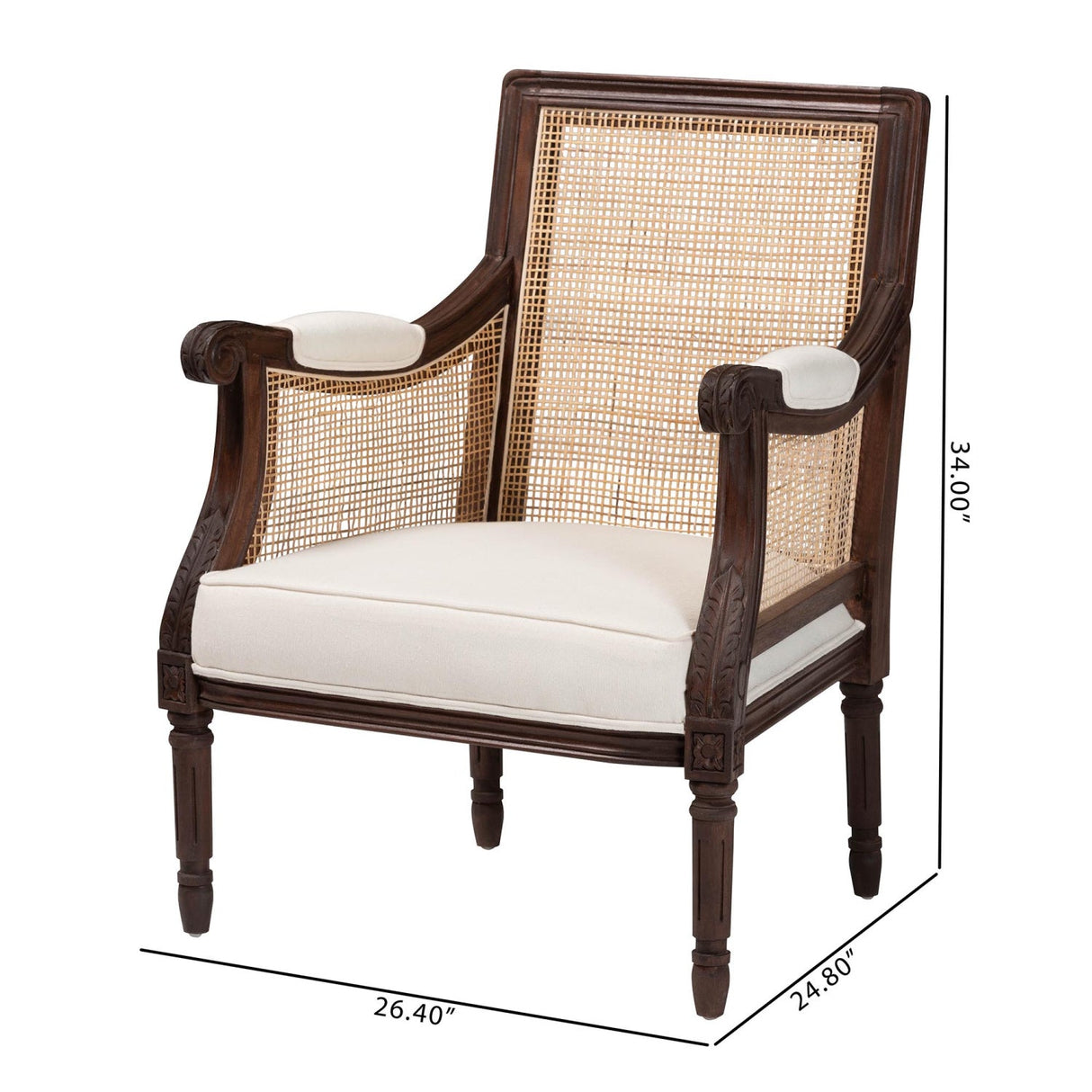   Modern European furniture - Wooden Padded Accent Chair - www.oroa.com | Oroa.com