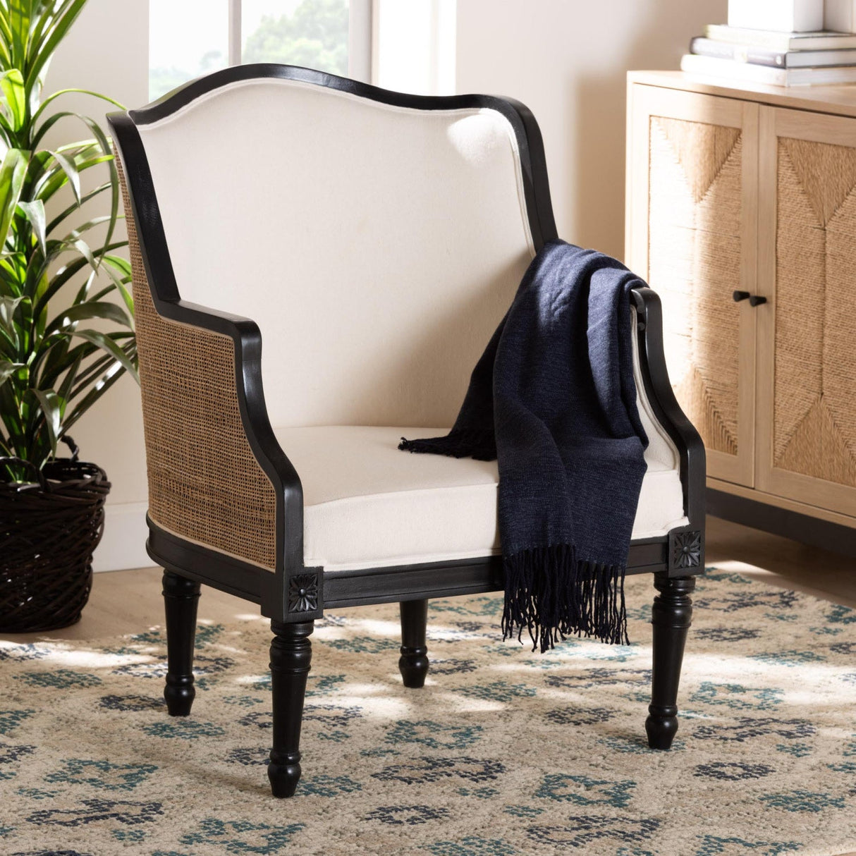   Modern European furniture - Woven Rattan French Accent Chair - www.oroa.com | Oroa.com