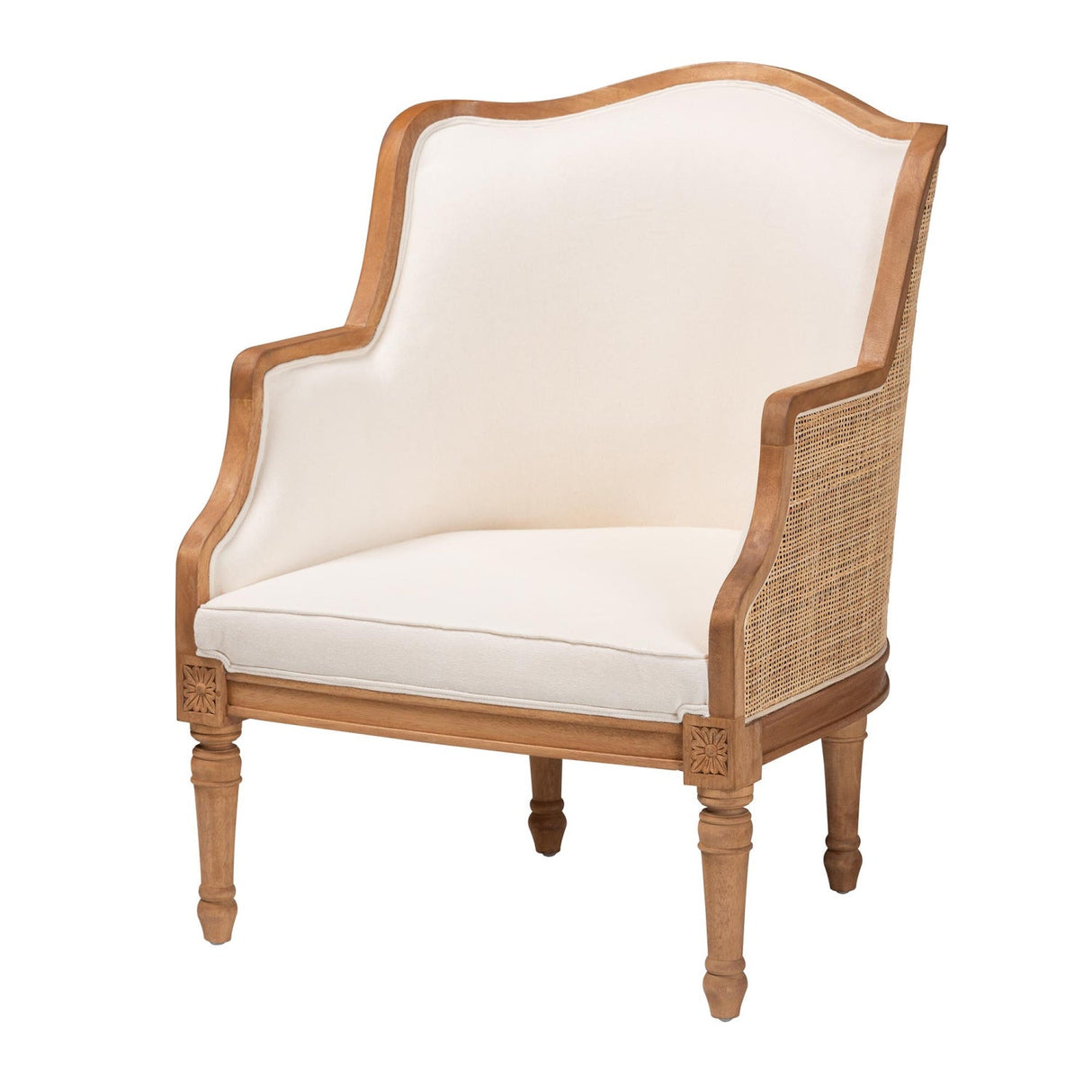   Modern European furniture - Woven Rattan French Accent Chair - www.oroa.com | Oroa.com