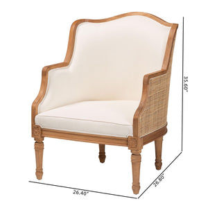   Modern European furniture - Woven Rattan French Accent Chair - www.oroa.com | Oroa.com