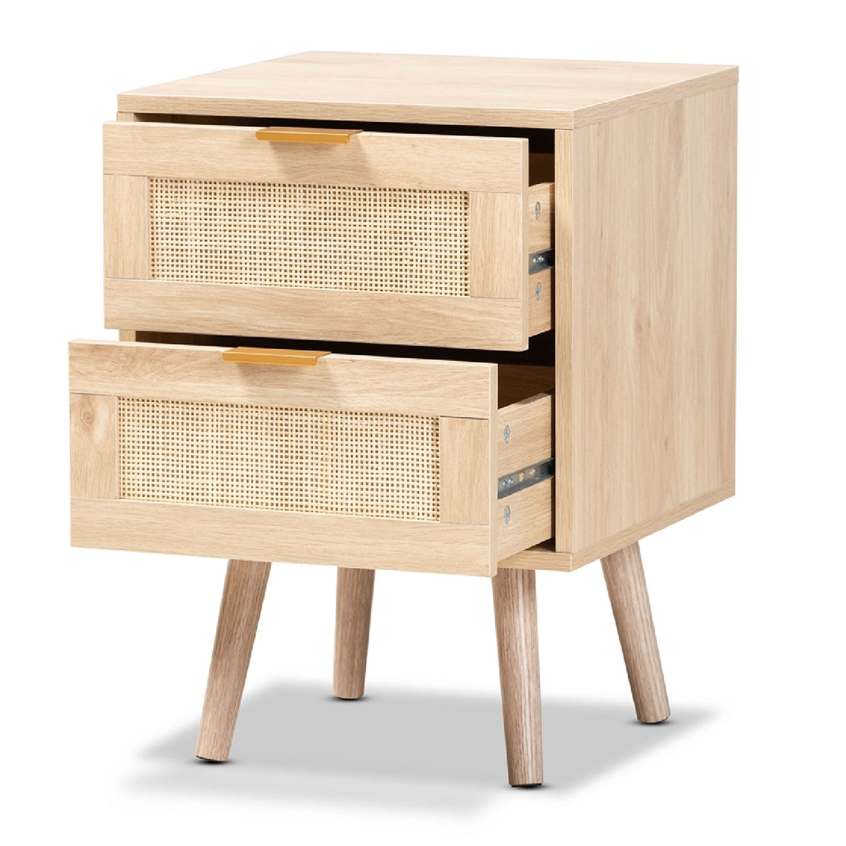   Modern European furniture - Oak 2 Drawer End Table - www.oroa.com | Oroa.com