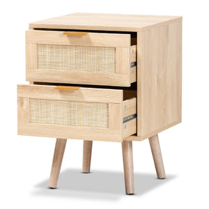   Modern European furniture - Oak 2 Drawer End Table - www.oroa.com | Oroa.com