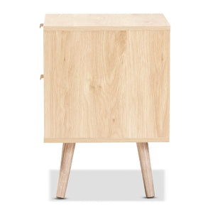   Modern European furniture - Oak 2 Drawer End Table - www.oroa.com | Oroa.com