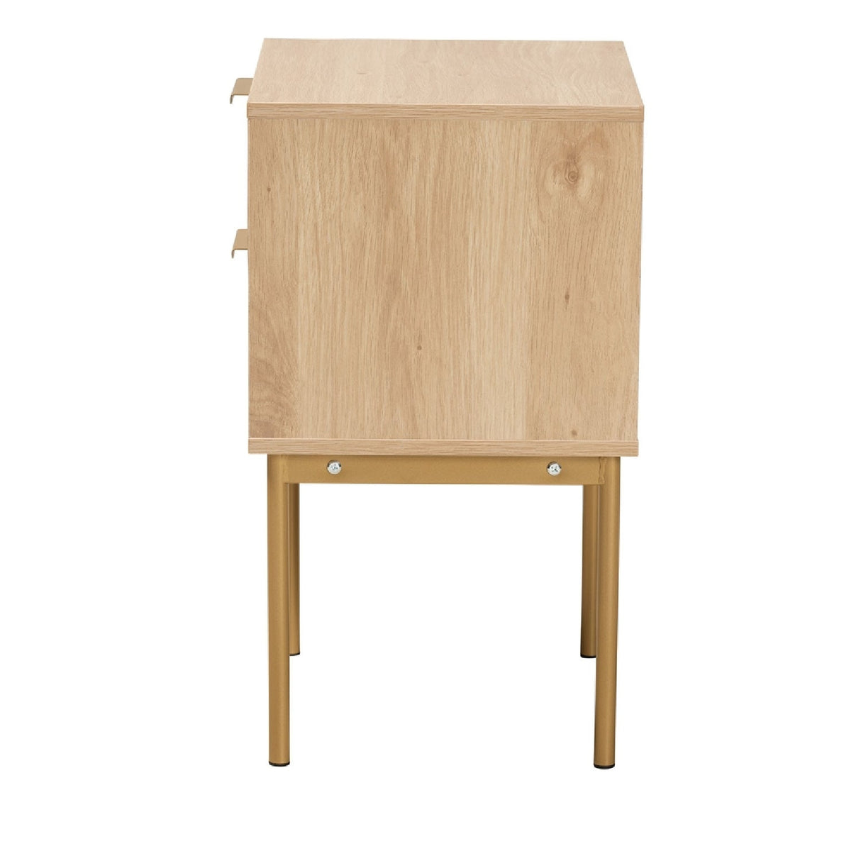   Modern European furniture - Japandi 2 Drawer End Table - www.oroa.com | Oroa.com