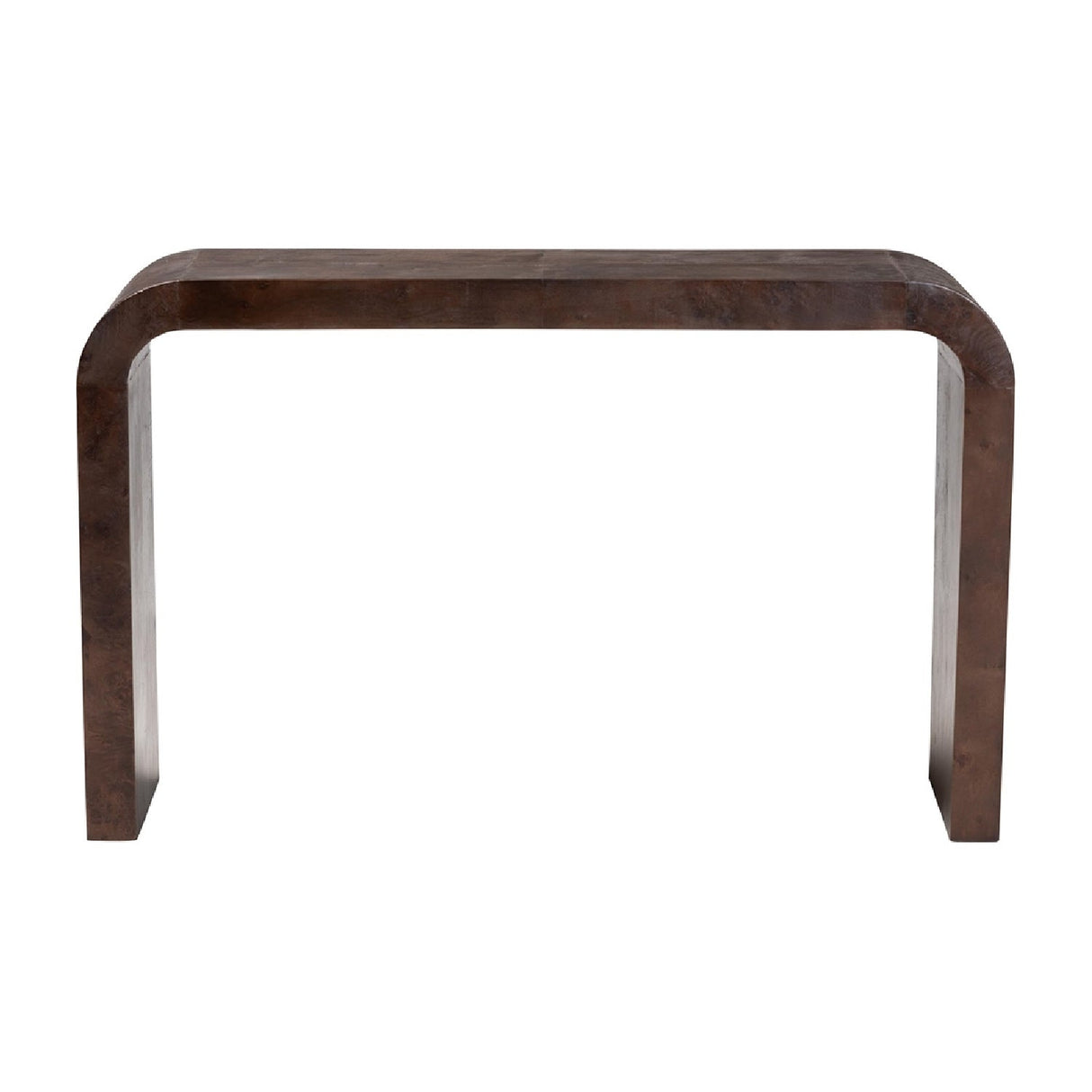   Modern European furniture - Burl Wood Waterfall Console Table - www.oroa.com | Oroa.com