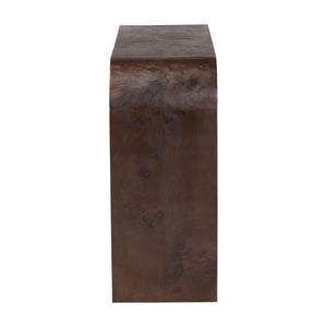   Modern European furniture - Burl Wood Waterfall Console Table - www.oroa.com | Oroa.com