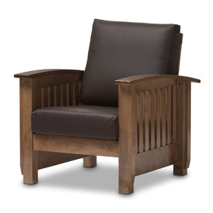   Modern European furniture - Wooden Mission Style Lounge Chair - www.oroa.com | Oroa.com