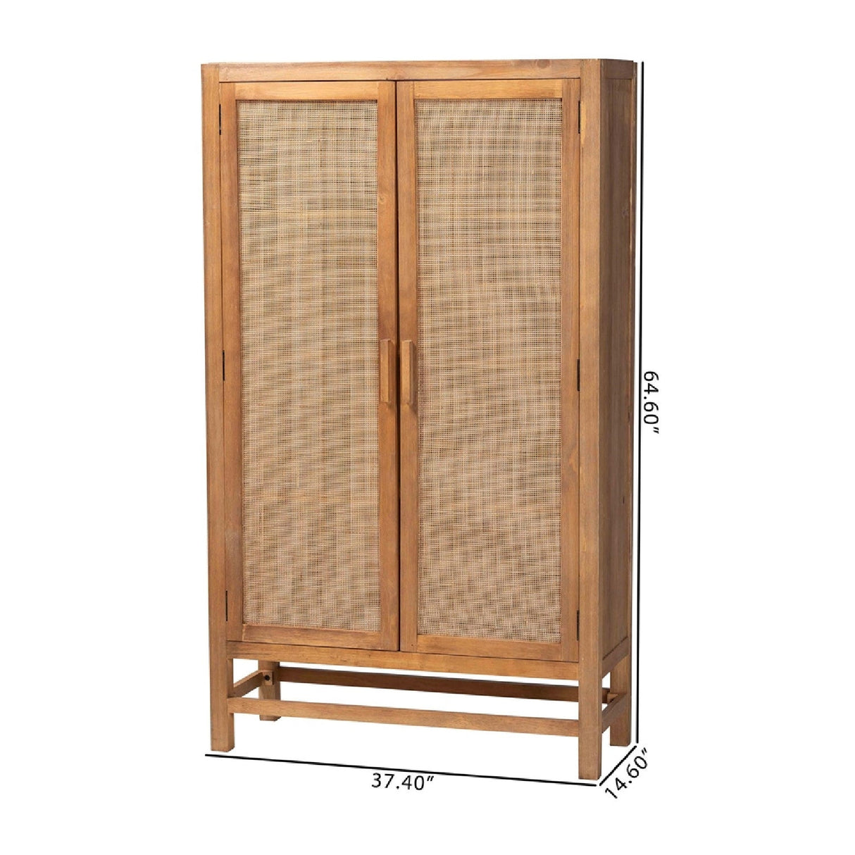   Modern European furniture - 2 Door Rattan Accent Cabinet - www.oroa.com | Oroa.com
