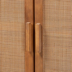   Modern European furniture - 2 Door Rattan Accent Cabinet - www.oroa.com | Oroa.com