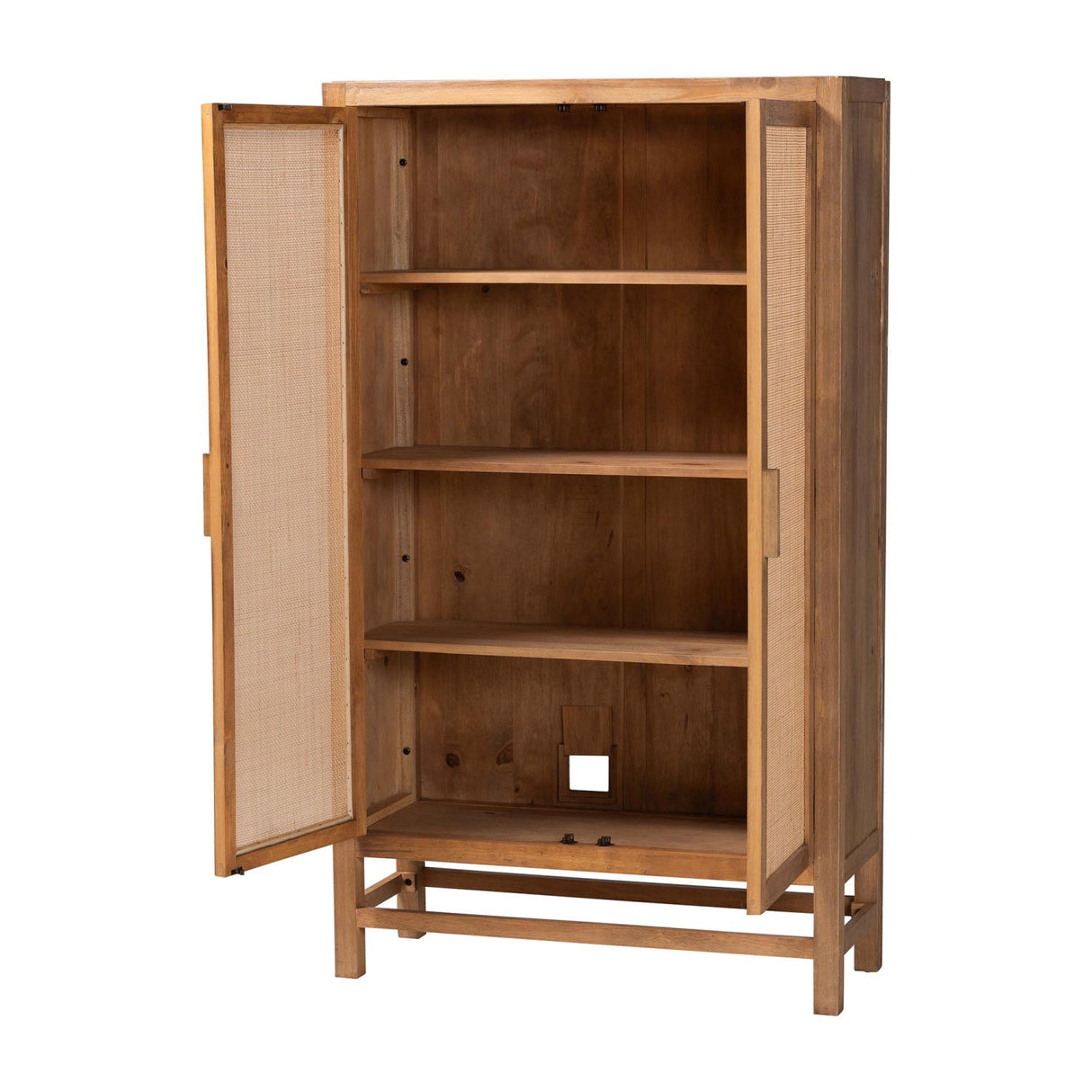   Modern European furniture - 2 Door Rattan Accent Cabinet - www.oroa.com | Oroa.com