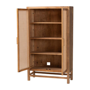   Modern European furniture - 2 Door Rattan Accent Cabinet - www.oroa.com | Oroa.com