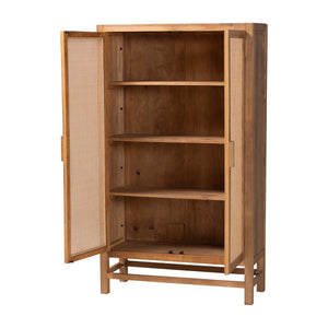   Modern European furniture - 2 Door Rattan Accent Cabinet - www.oroa.com | Oroa.com
